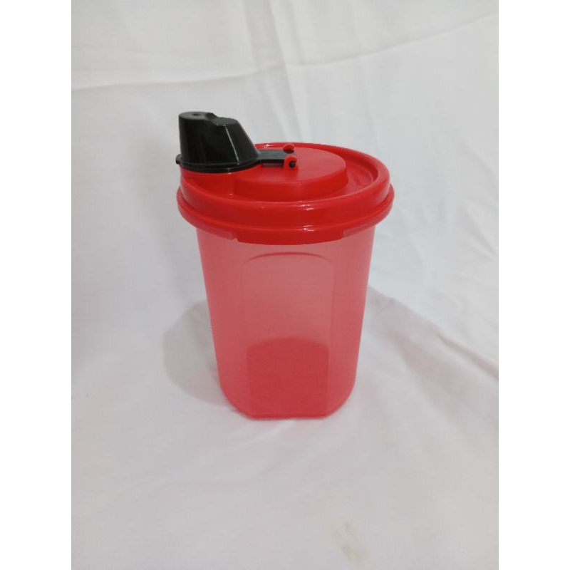 sour n pour tupperware ori 440ml, botol kecap botol minyak botol susu tupperware
