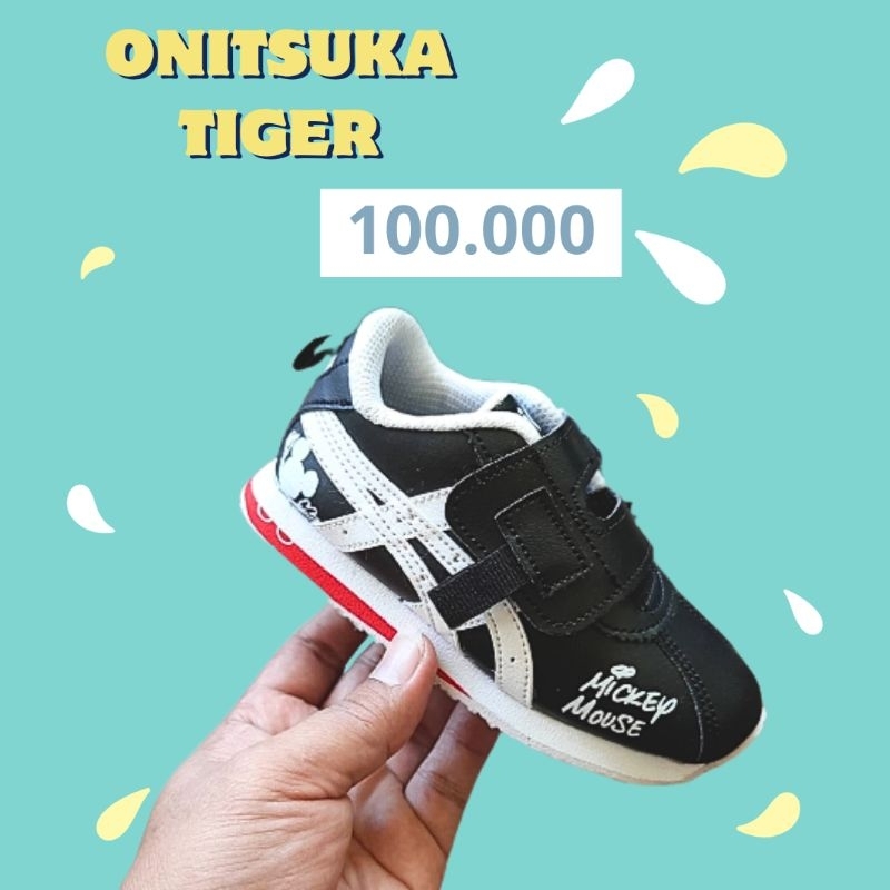 Sepatu Anak Onitsuka Tiger Karakter Mickeymouse Laki Laki Dan Perempuan