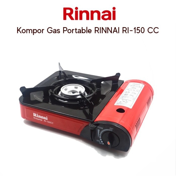 RINNAI RI-150 CC Kompor Gas Portable / Kompor Camping/Kompor Kemah/kompor Murah/Kompor Rinnai