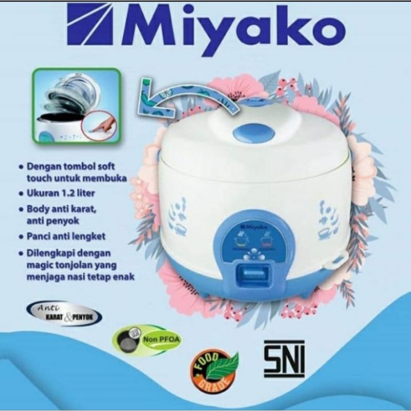 Magic Com Miyako 1.2Liter MCM-512C / 512C / 512