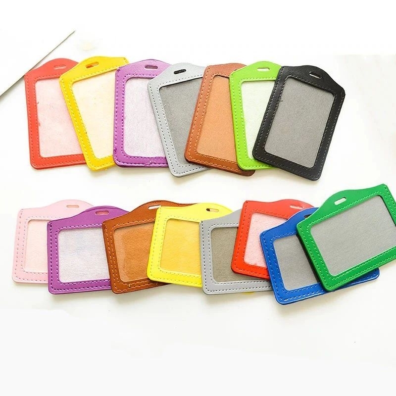 

V tec name tag ID card holder kulit ICH 711K - Tempat Frame Holder Id Card Kulit Kalep / Tempat Casing Card Holder Kulit