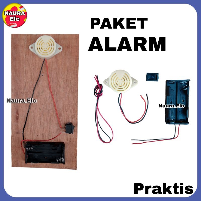 Paket Bel Alarm Praktis Rangkaian Listrik Prakarya Praktek Sekolah SD kelas 6