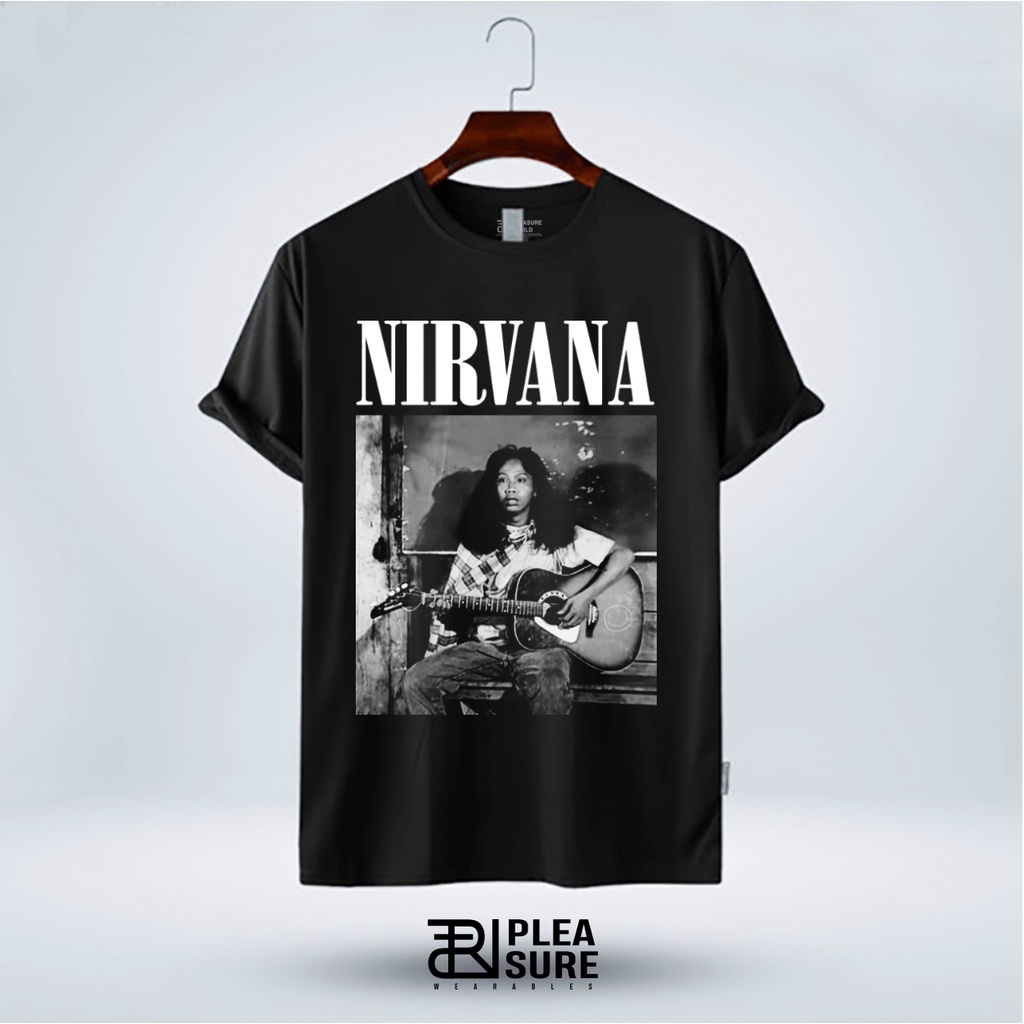 Kaos Band Nirvana x Mandra | Baju Mandra Nirvana| Pleasure World