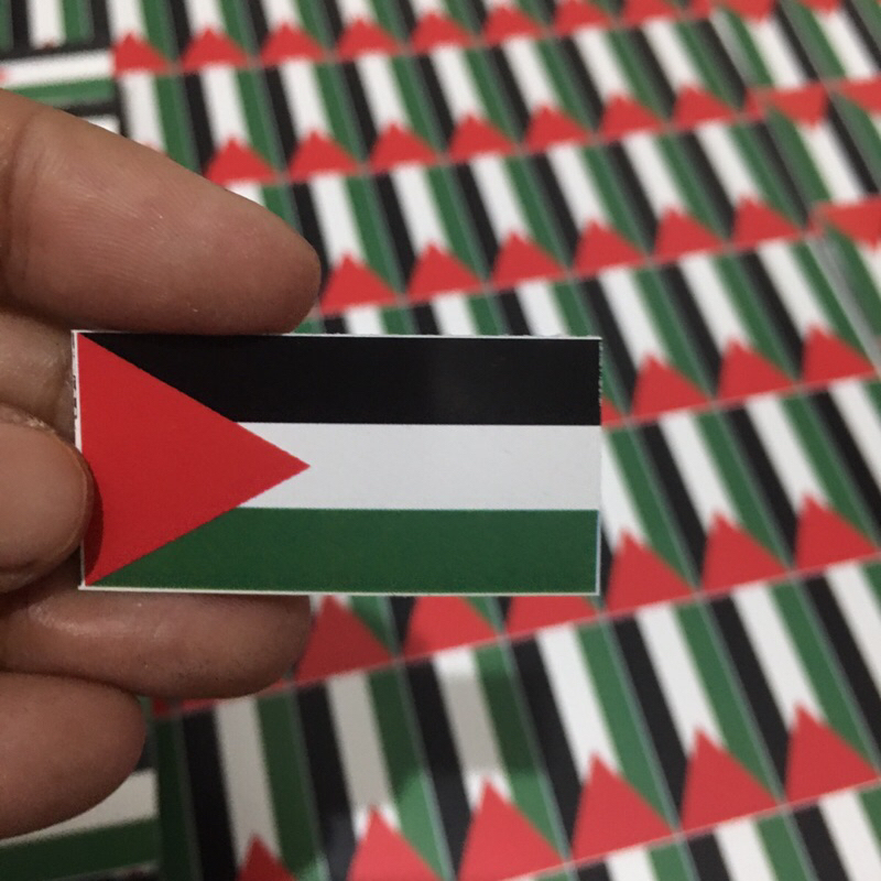 

Stiker bendera pipi PALESTINA ISI 10 | PALESTINE | GAZA