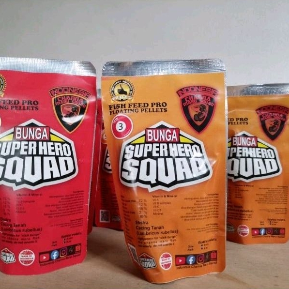 Pelet Bunga Super Hero Squad Channa Maru