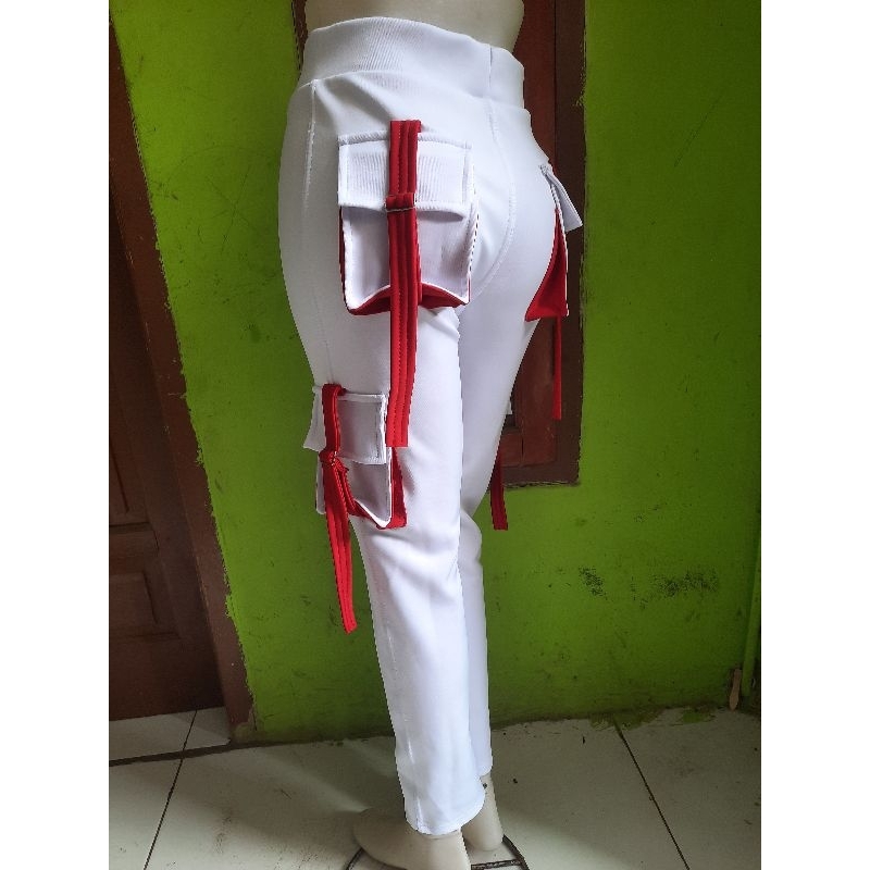 celana senam rok#celana senam cargo