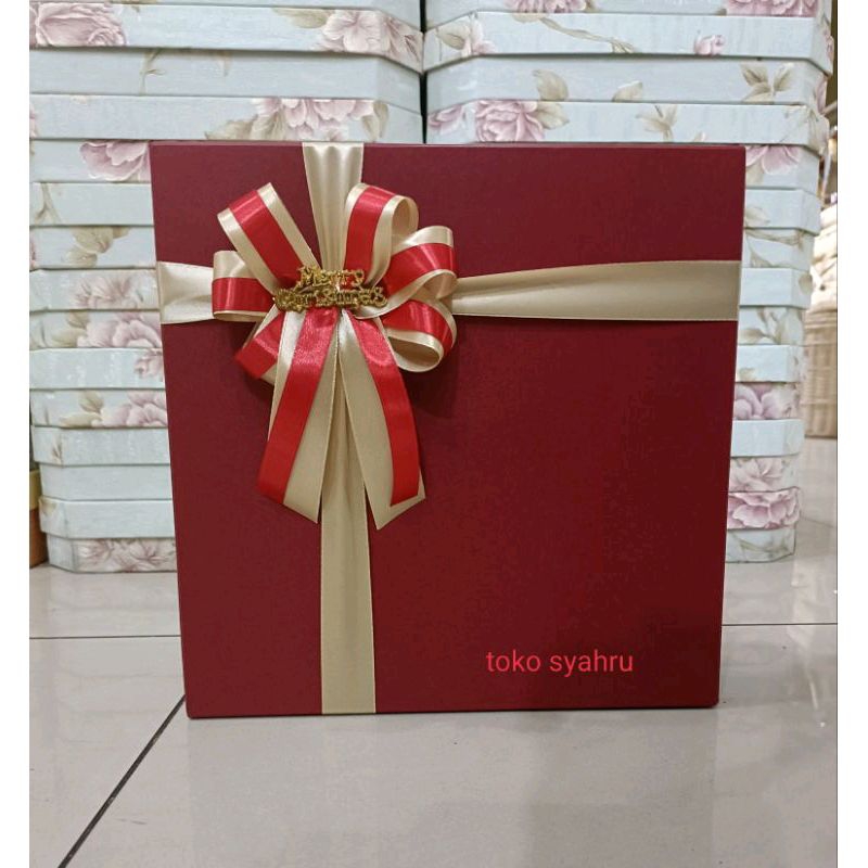 hardbox natal/ hampers natal/kotak kue Natal/box Christmast/kotak 25x25x10/22x22x8/20x20x8