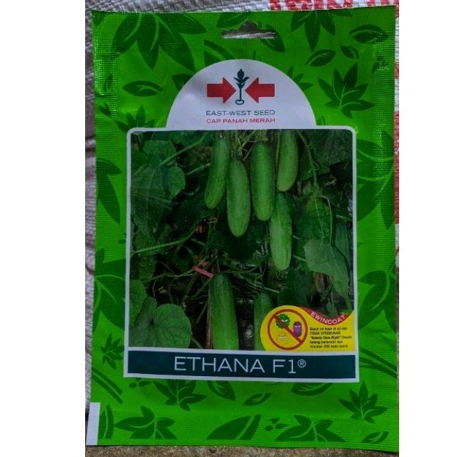 Benih/ Bibit timun atau bonteng (Ethana F1) cap panah merah