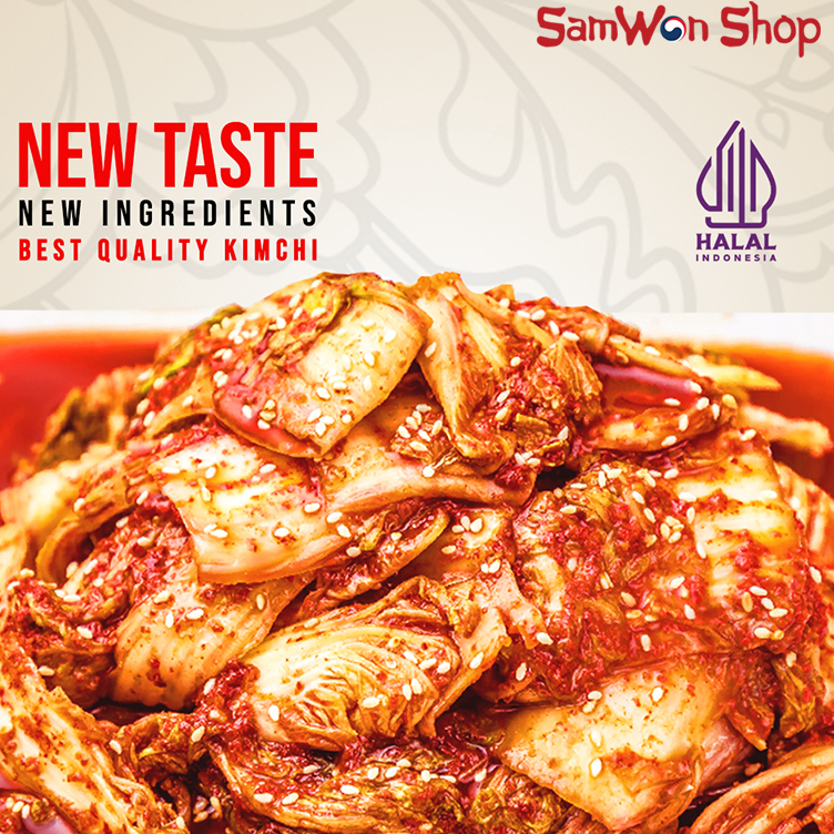 

Ready SAMWON KIMCHI SAWI FRESH 500 GR - FRESHLY MADE ORIGINAL KOREAN FOOD MAKANAN KOREA RASA LEZAT