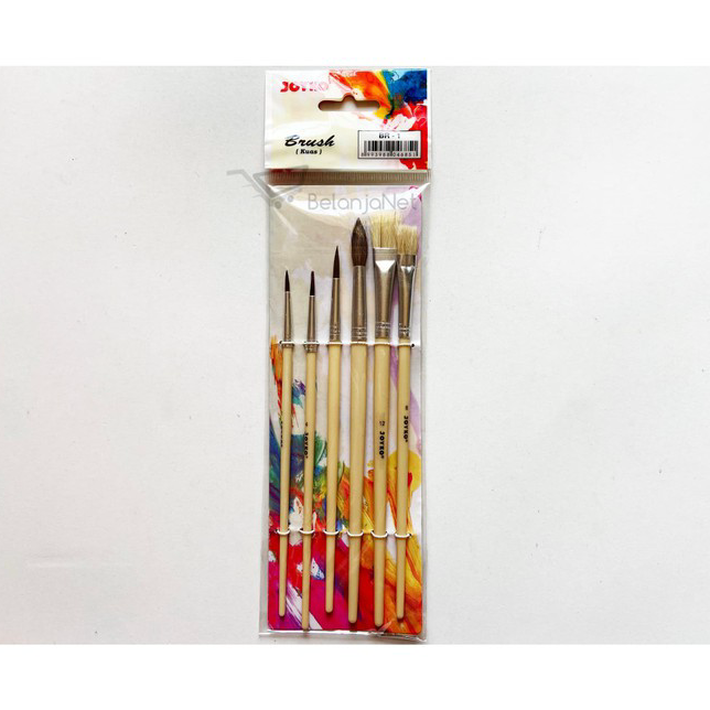 

Terlaris Brush | Kuas Cat Air | Kuas Lukis Joyko BR-1 per SET Harga Termurah