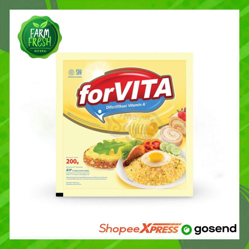 

KIRIM INSTAN Margarine Mentega Forvita 200g