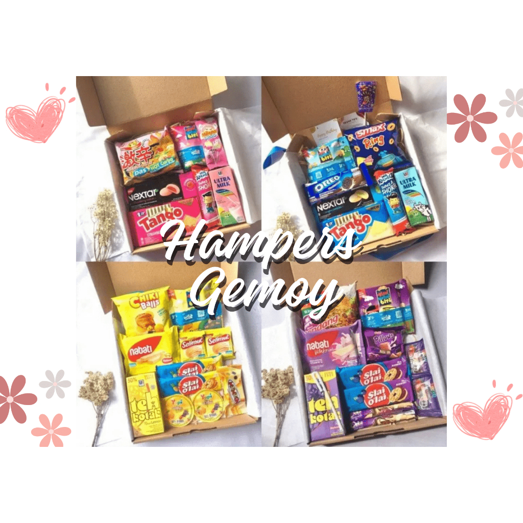 

TERMURAH HAMPERS SNACK / GIFT BOX SNACK / HAMPERS NATAL / HAMPERS LEBARAN / KADO ULTAH / KADO SIDANG KULIAH / KADO WISUDA