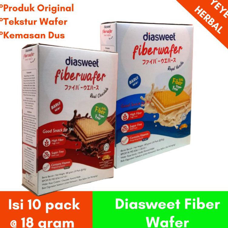 

Serba Murah Diasweet Fiber Wafer 180 gram Best Produk