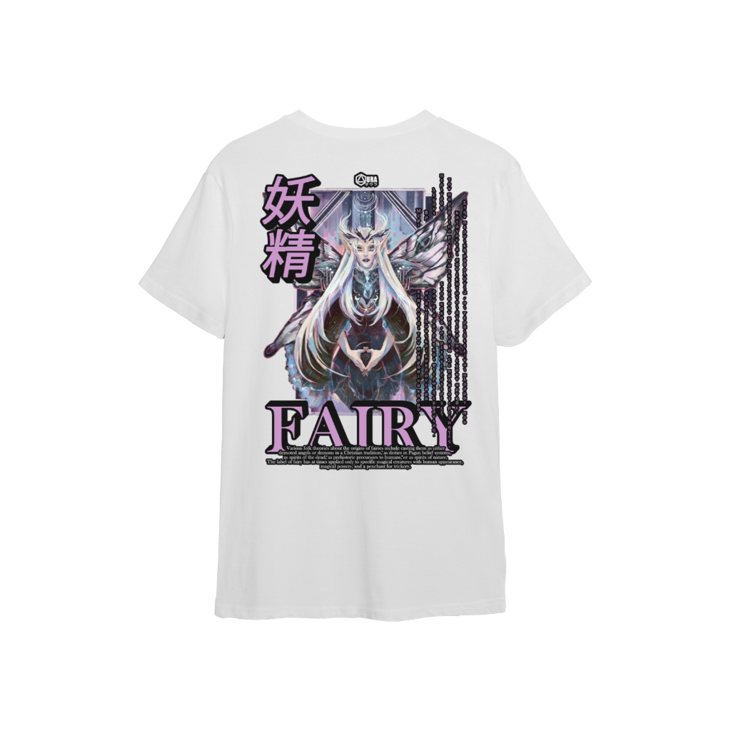 OURAStore FAIRY ARTICLE - PREMIUM WHITE T-SHIRT | Baju Kaos Putih Premium ( Pria dan Wanita )