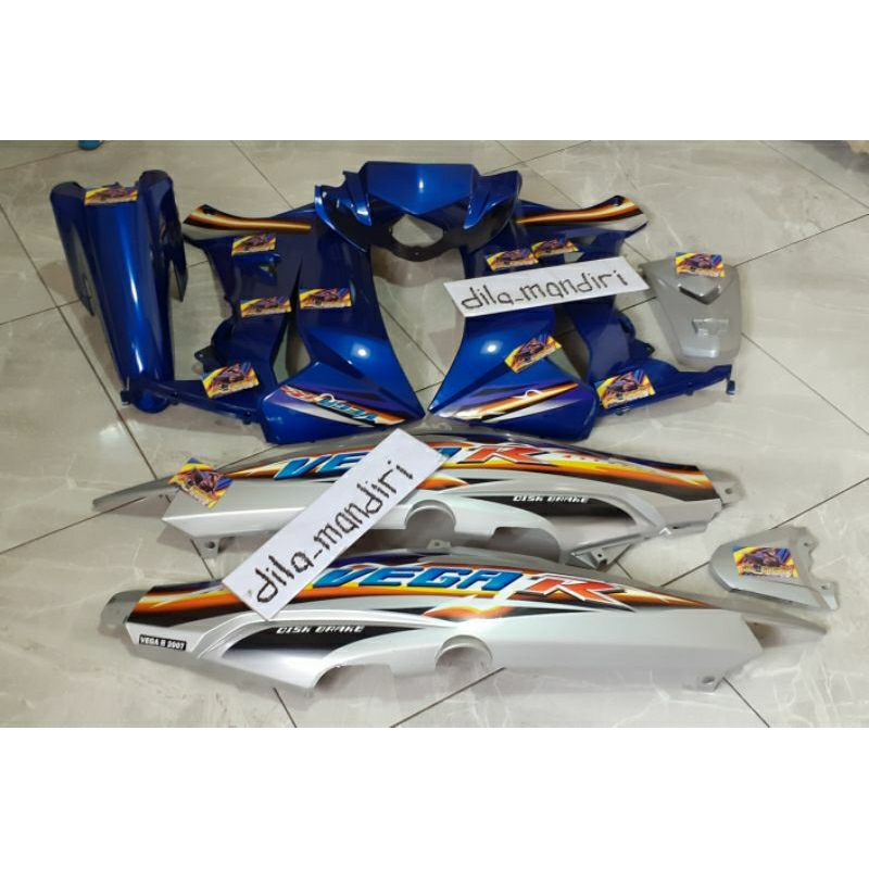 Full set body halus Yamaha Vega R new plus striping dan polosan