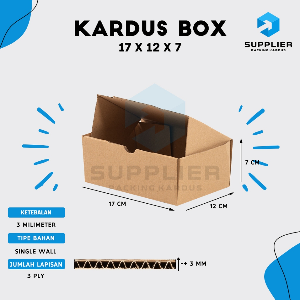 

Kardus Diecut 17x12x7 Packaging Hampers Polos