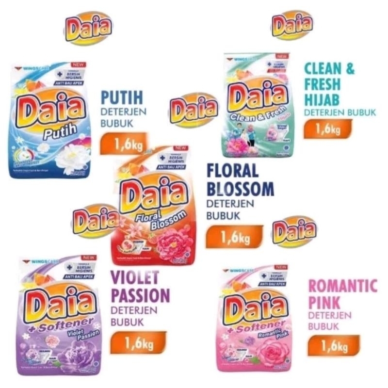 Daia Detergen 1,6 Kg