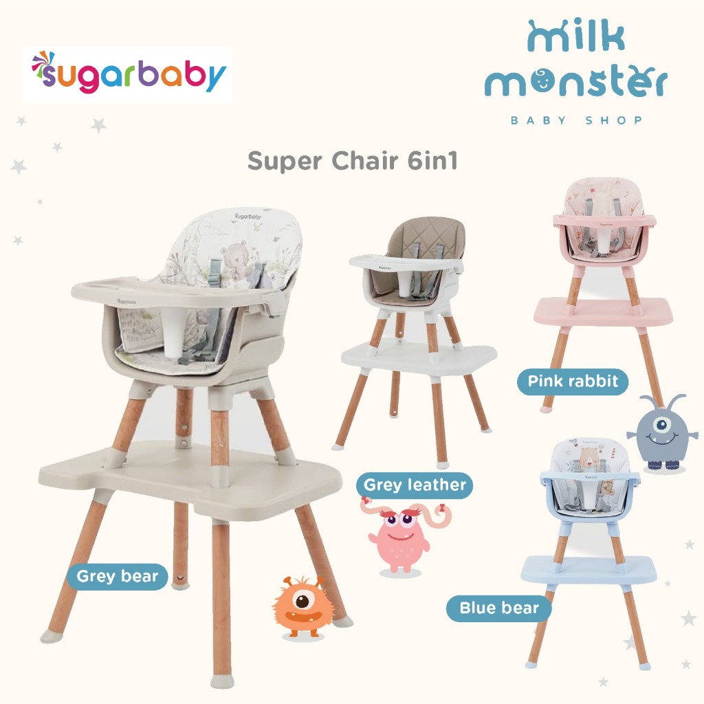 Sugar Baby Super Chair 6in1 Kursi Bayi / Kursi Makan Bayi