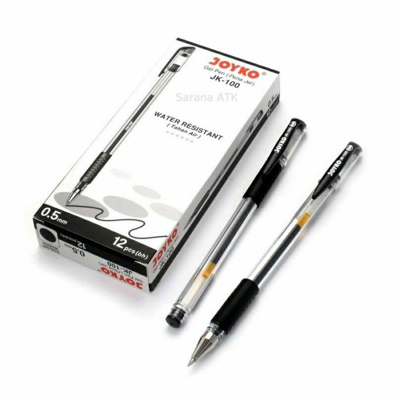 

Joyko Gel Pen JK-100 water resistant / Pulpen Joyko Gel JK-100NT 0.5mm