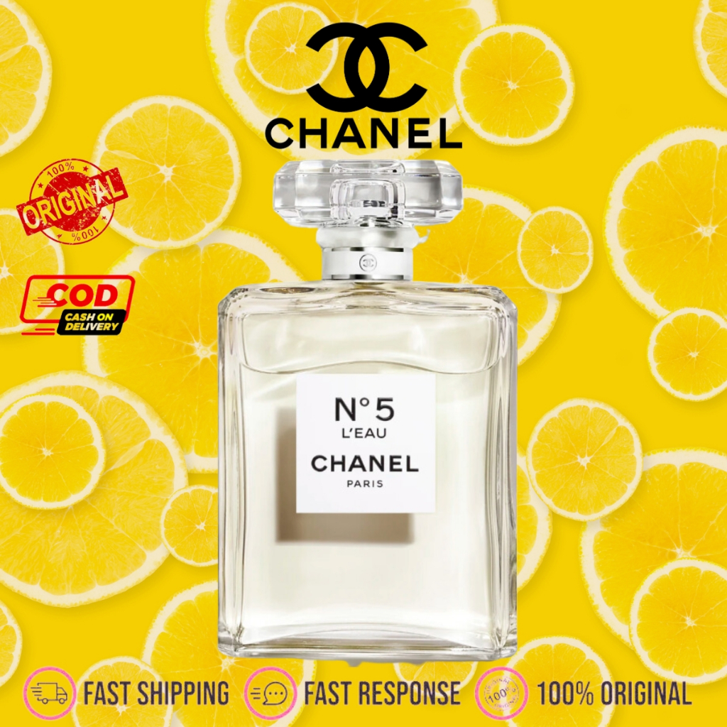 【GARANSI 100%ORI】Chanel No 5 L'Eau Eau de Toilette - 100ML / Chanel No5 Eau de Parfum - 100ML, Chane