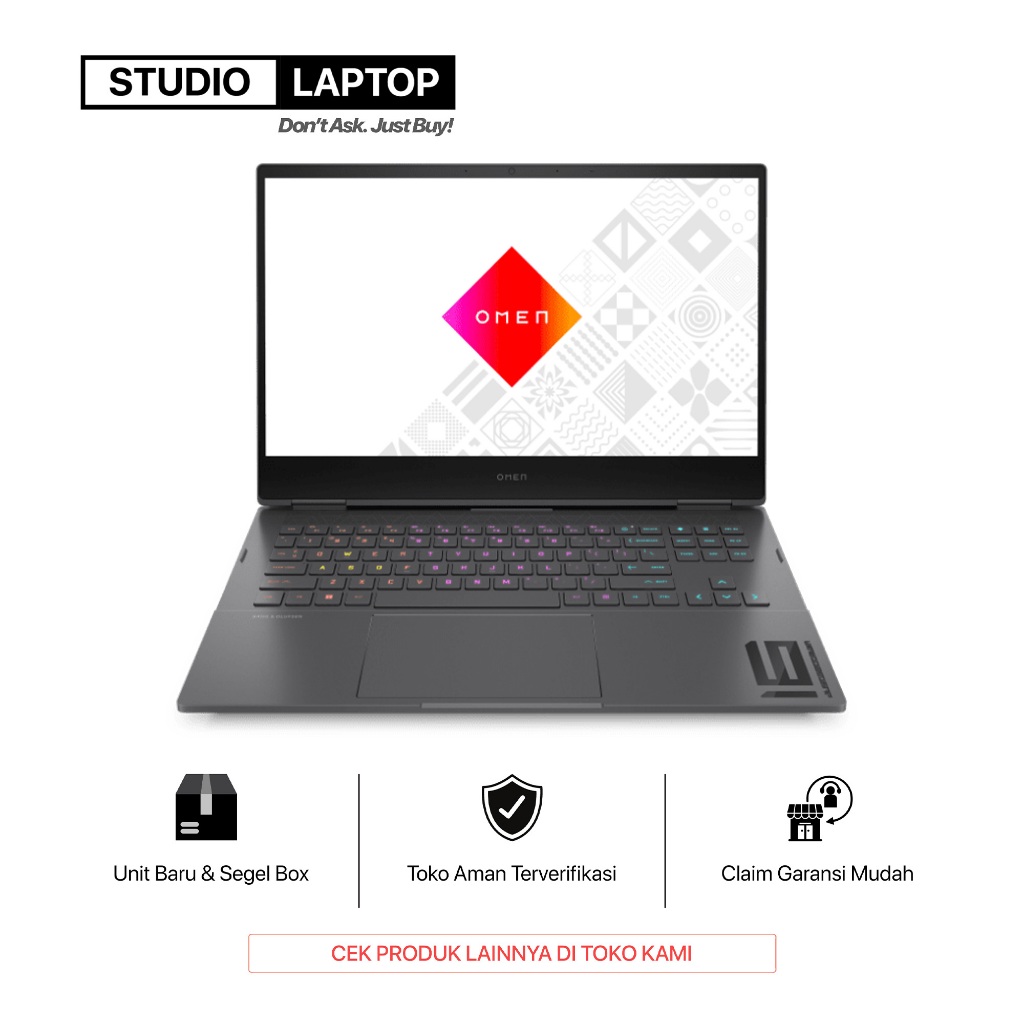 HP OMEN 15 16 INTEL i5 i7 i9 Ryzen 5 7 9 VGA RTX GARANSI RESMI HP