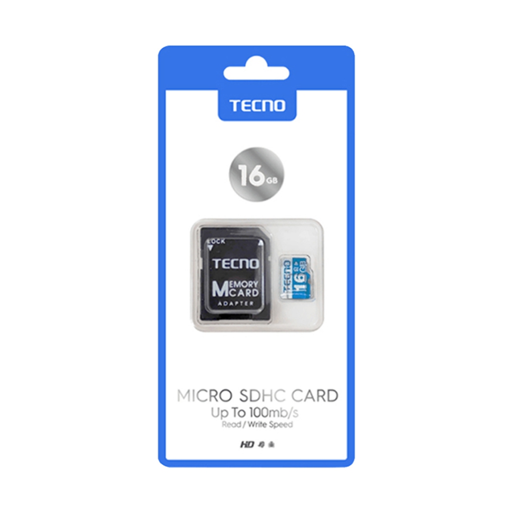 TECNO Micro SD Card 16 GB TMS-K161 Android Smartphone [Kartu Memori Handphone]-1