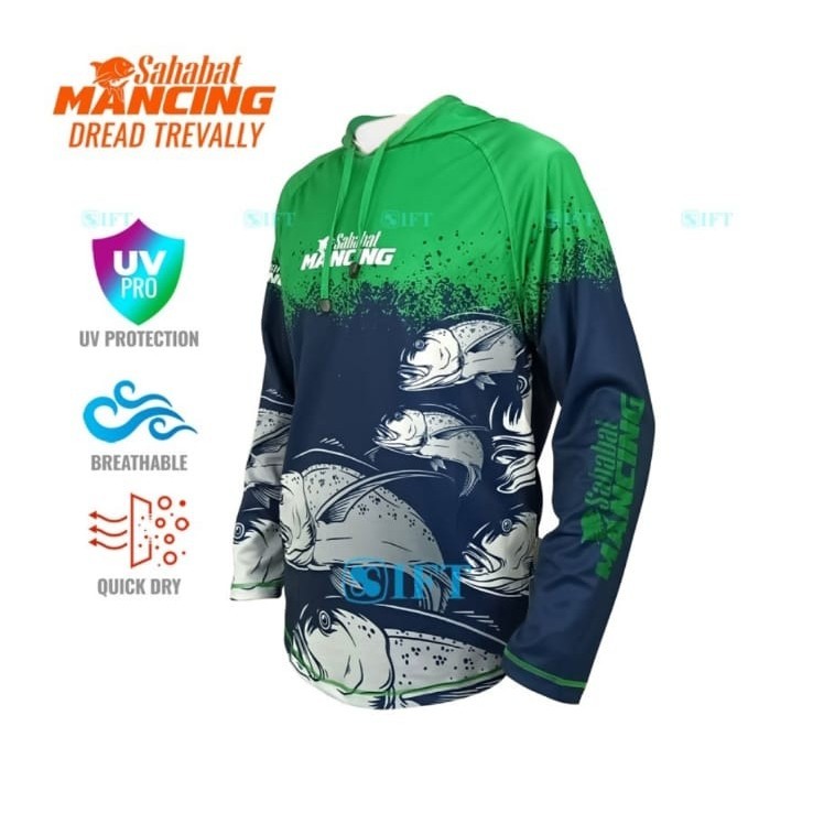 Jersey Sahabat Mancing Dead Trevally | UV PROTECTION | HOODIE