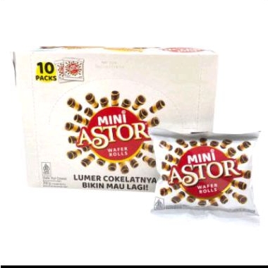 

Mini Astor Wafer Rolls 1 Pack isi 10 pcs