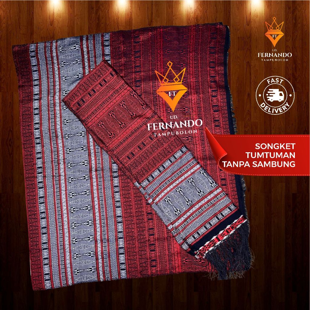 Songket Tumtuman Tanpa Sambung Tts Kain Tenun Asli Tangan Tarutung Bahan Premium By Fernando Songket