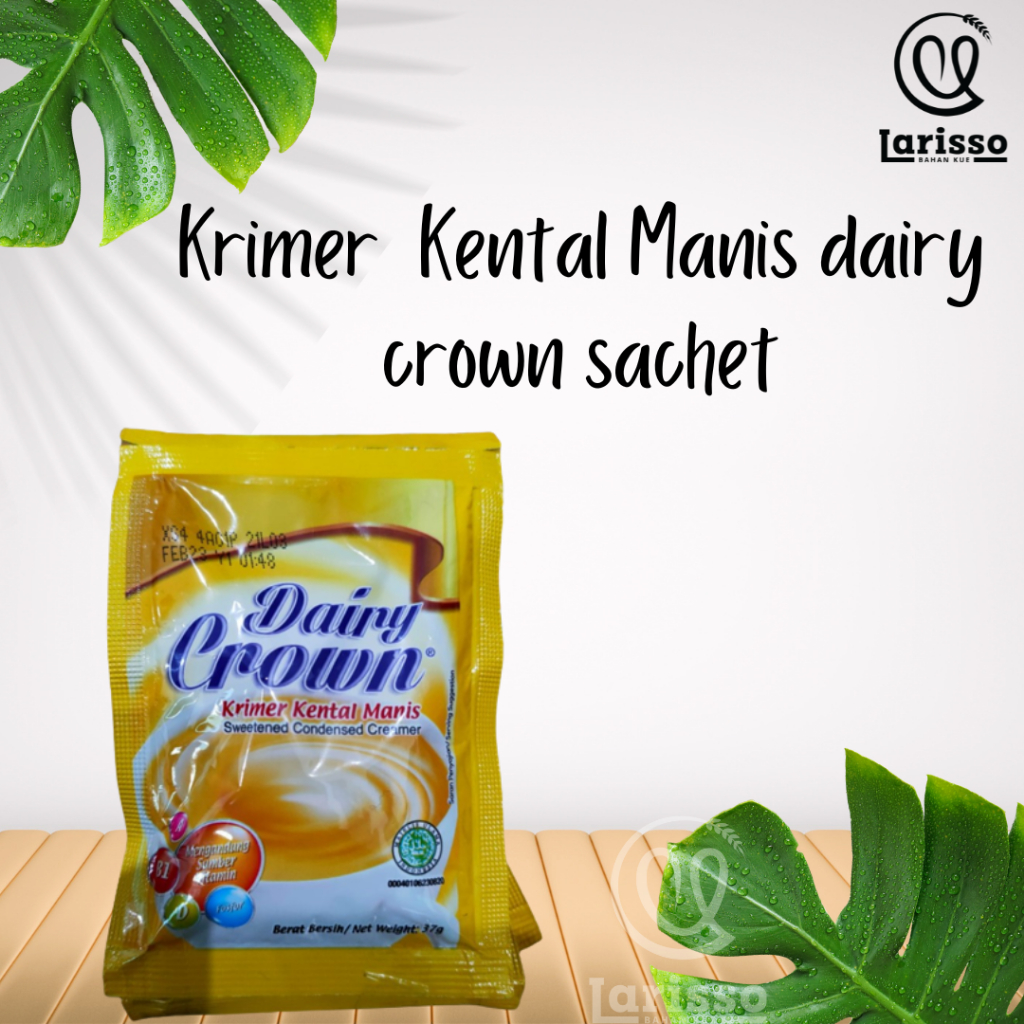 

DAIRY CROWN KRIMER KENTAL MANIS KEMASAN SACHET 37GR