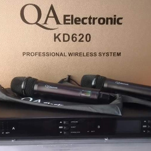 mic wireless qa electronic kd620 kd baru