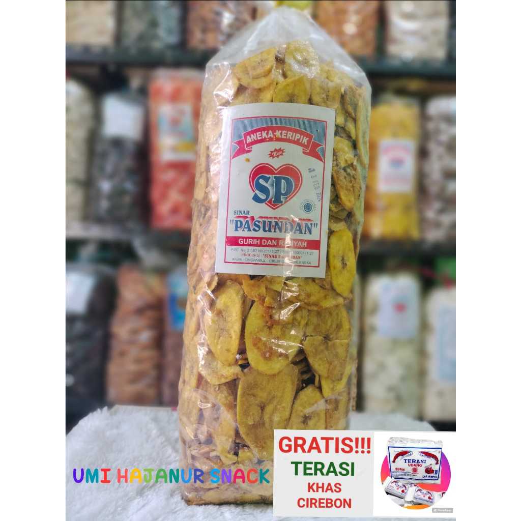 

(GRATIS TERASIA) CEMILAN ANEKA RASA//500GRAM KERIPIK PISANG MANIS