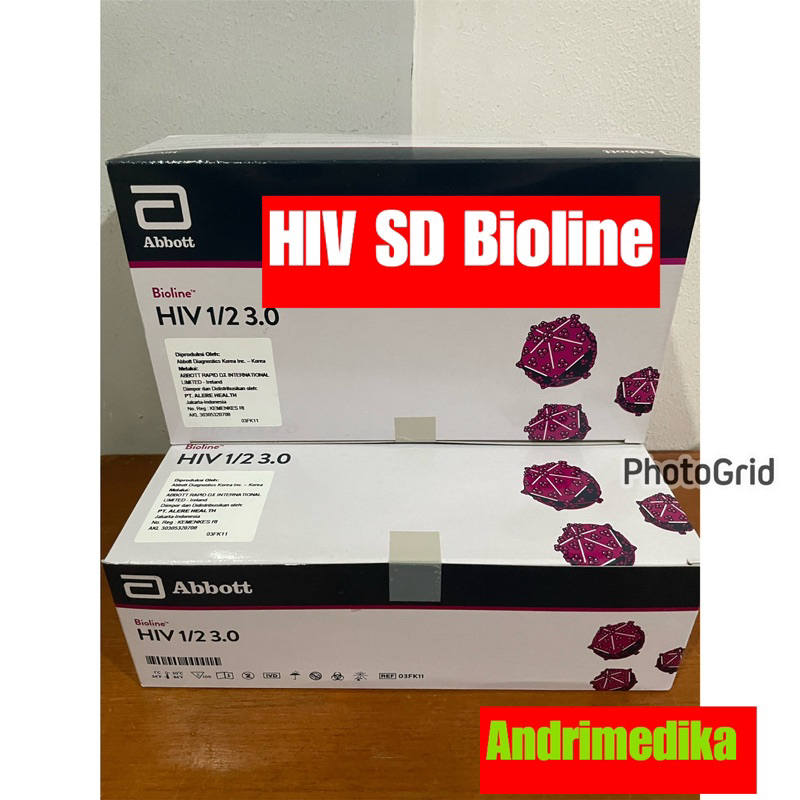 Tes HIV SD Bioline Harga Murah isi 100 Pcs