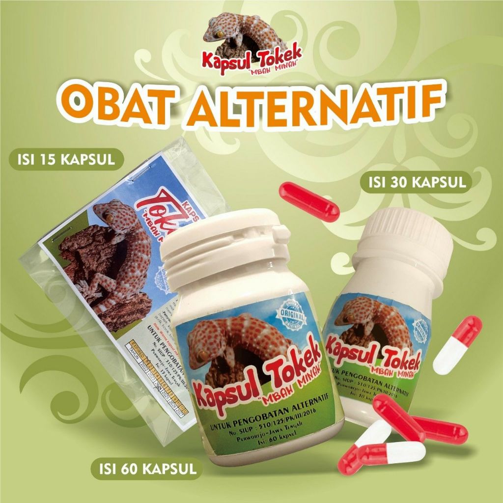 Kapsul Tokek Asli Mbah Minah
