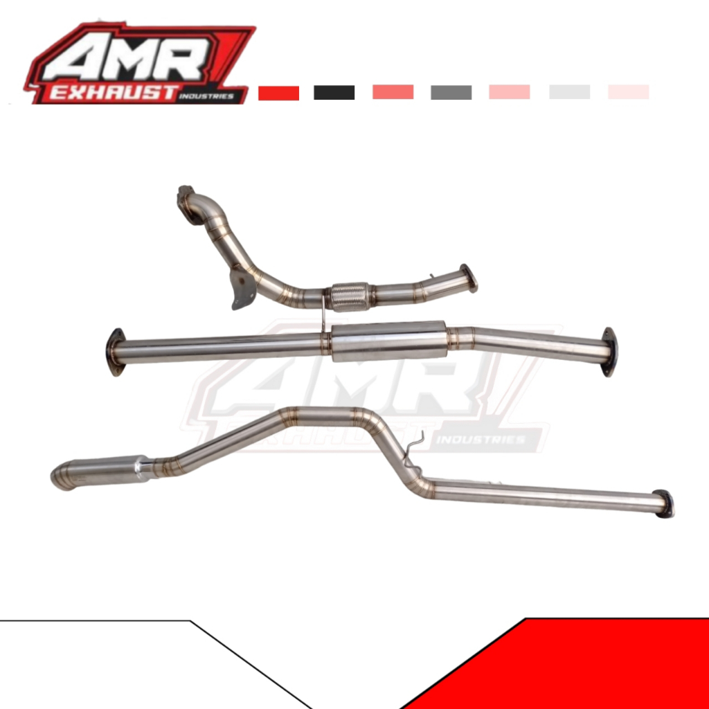 KNALPOT FULL SYSTEM FORD RANGER FORD EVEREST PNP TINGGAL PASANG