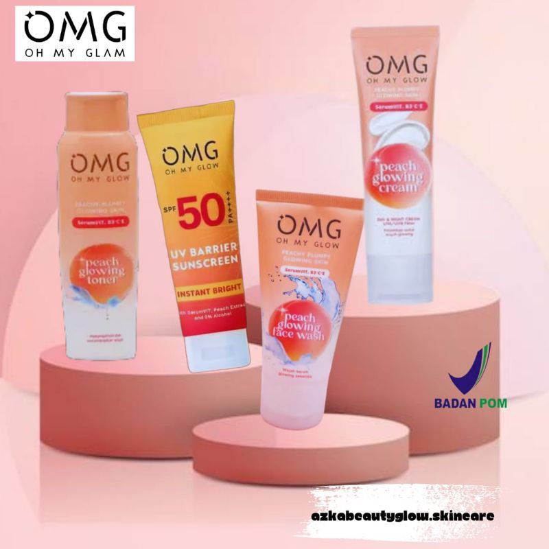 (COD)OH MY GLAM/OMG SERIES|OMG LIQUID|SUNSCREEN|TWO WAY CAKE|TONER|FACE WASH OMG|MOIST CREAM