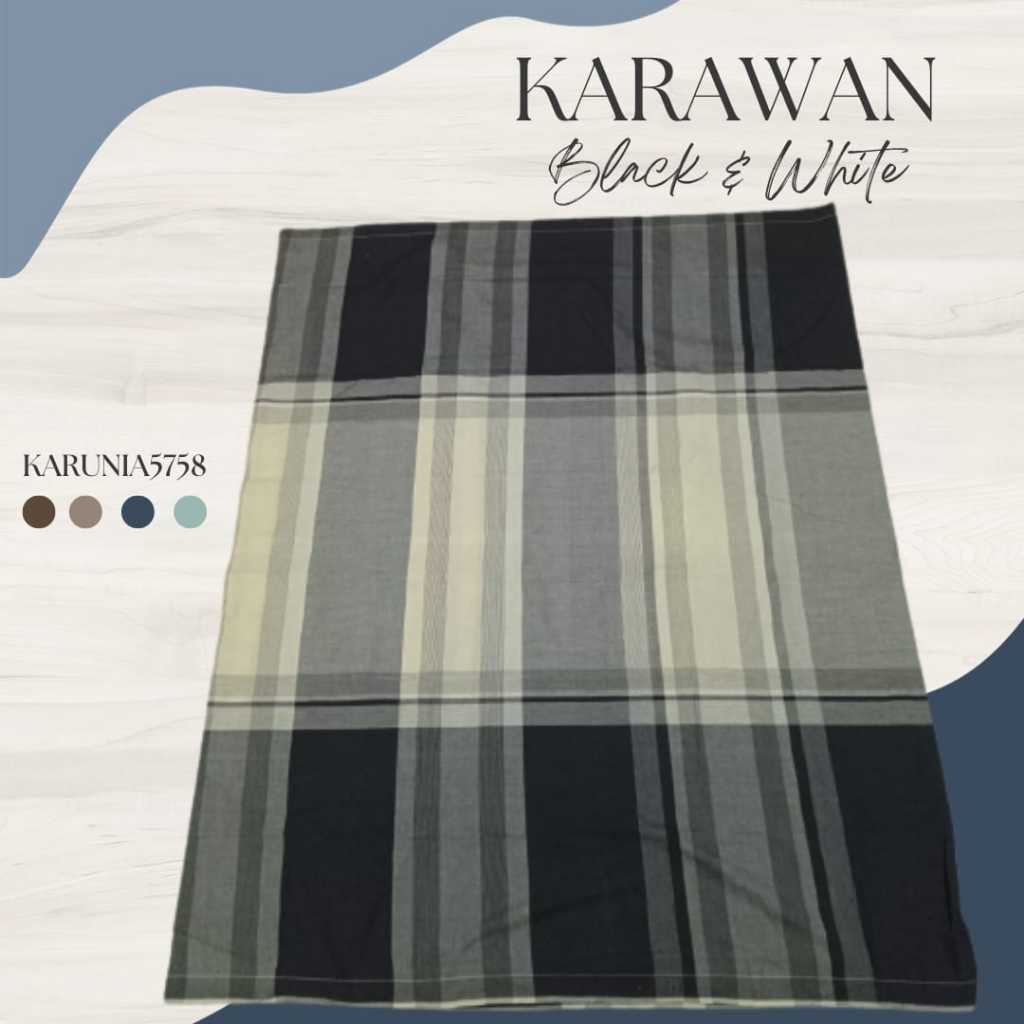 Sarung Karawan BLACK&WHITE / MULTICOLOUR TERMURAH