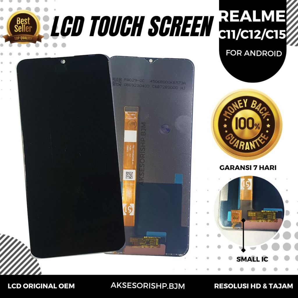 LCD Touchscreen Realme C11/C12/C15 Ori Oem