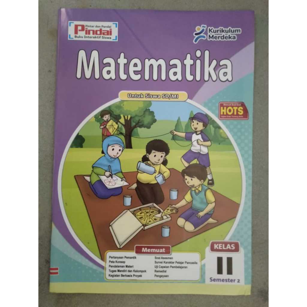 Buku LKS Pindai Kurikulum Merdeka Matematika untuk Kelas 2 SD/Mi Semester-2 (Cetakan Terbaru November 2023)