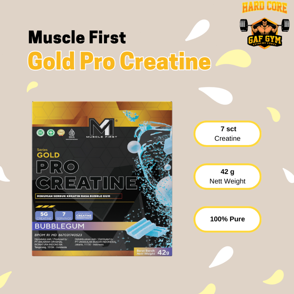 Gold Pro Creatine Box (Official Supplier) Bubblegum