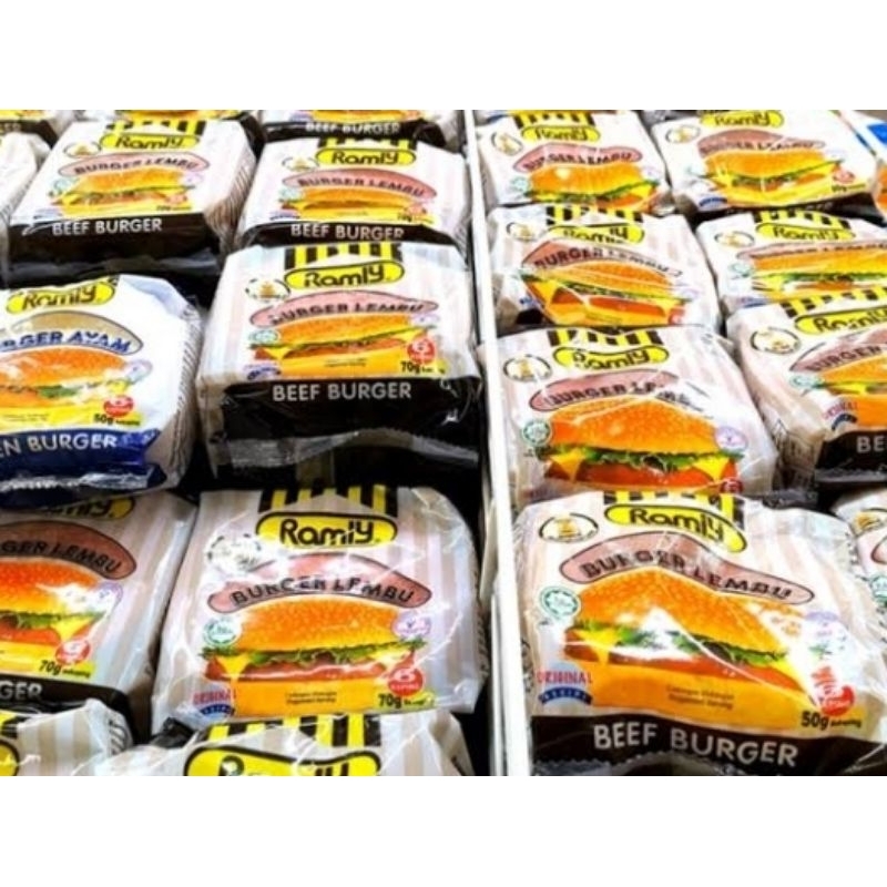 

Beef (Daging) Burger Ramly Import Malaysia Uk 70gr