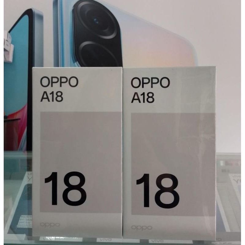 HP OPPO A18 RAM 4+4/128GB GARANSI RESMI