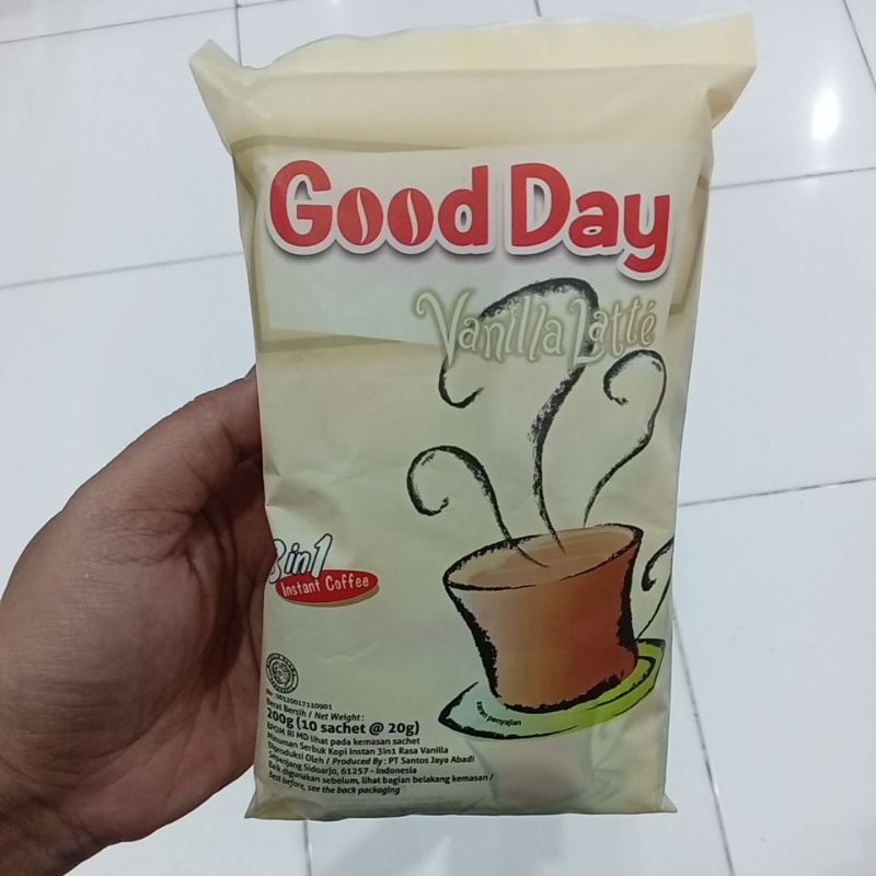 

Mahbubah - Good Day 20 g @10 Sachet Vanilla Latte Bag