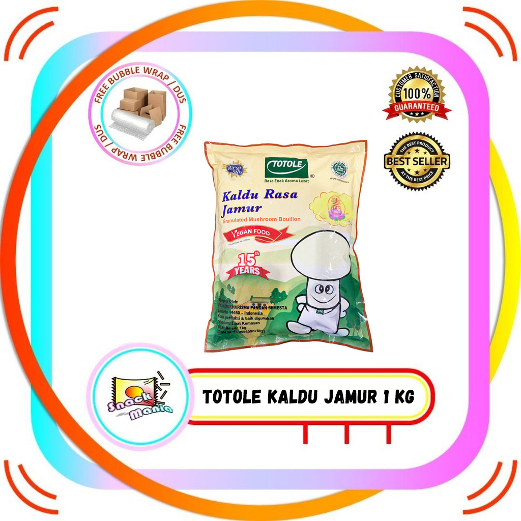 

Totole Kaldu Jamur 1 Kg Mushroom Powder 1000 gram