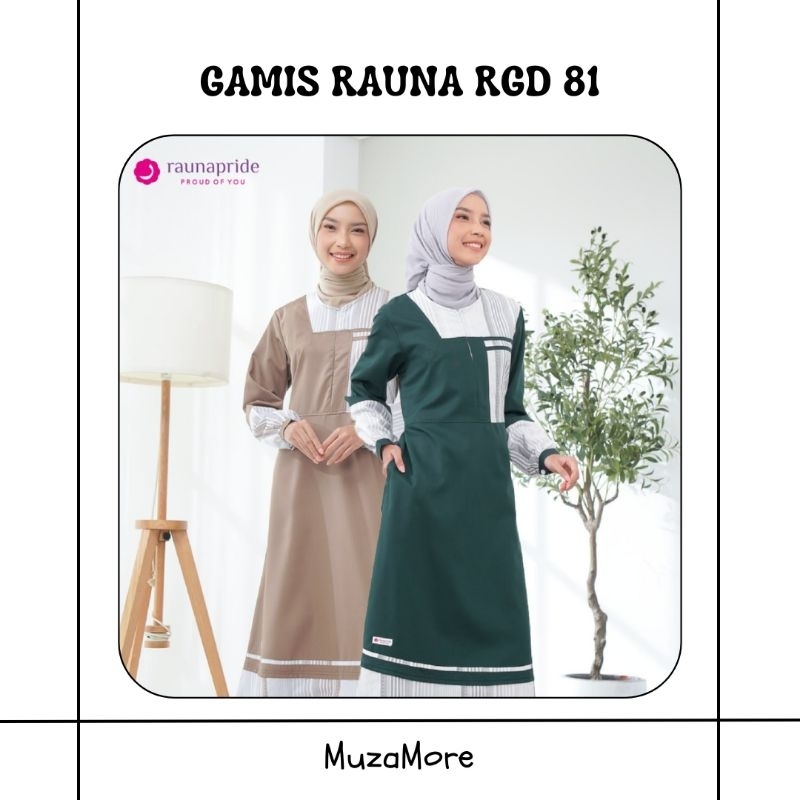 GAMIS RAUNA RGD 81 BROWN || EMERALD TERBARU