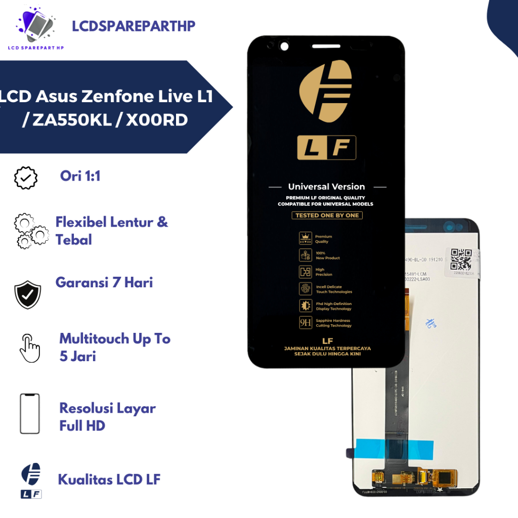 LCD ASUS ZENFONE LIVE L1 / ZA550KL / X00RD FULLSET TOUCHSCREEN