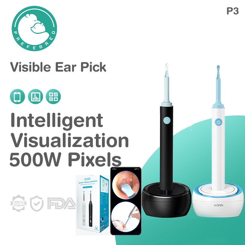 Preferred Pembersih Telinga Kamera Pembersih Telinga Korek Korek Kuping Led Korek Kuping Kamera Hd