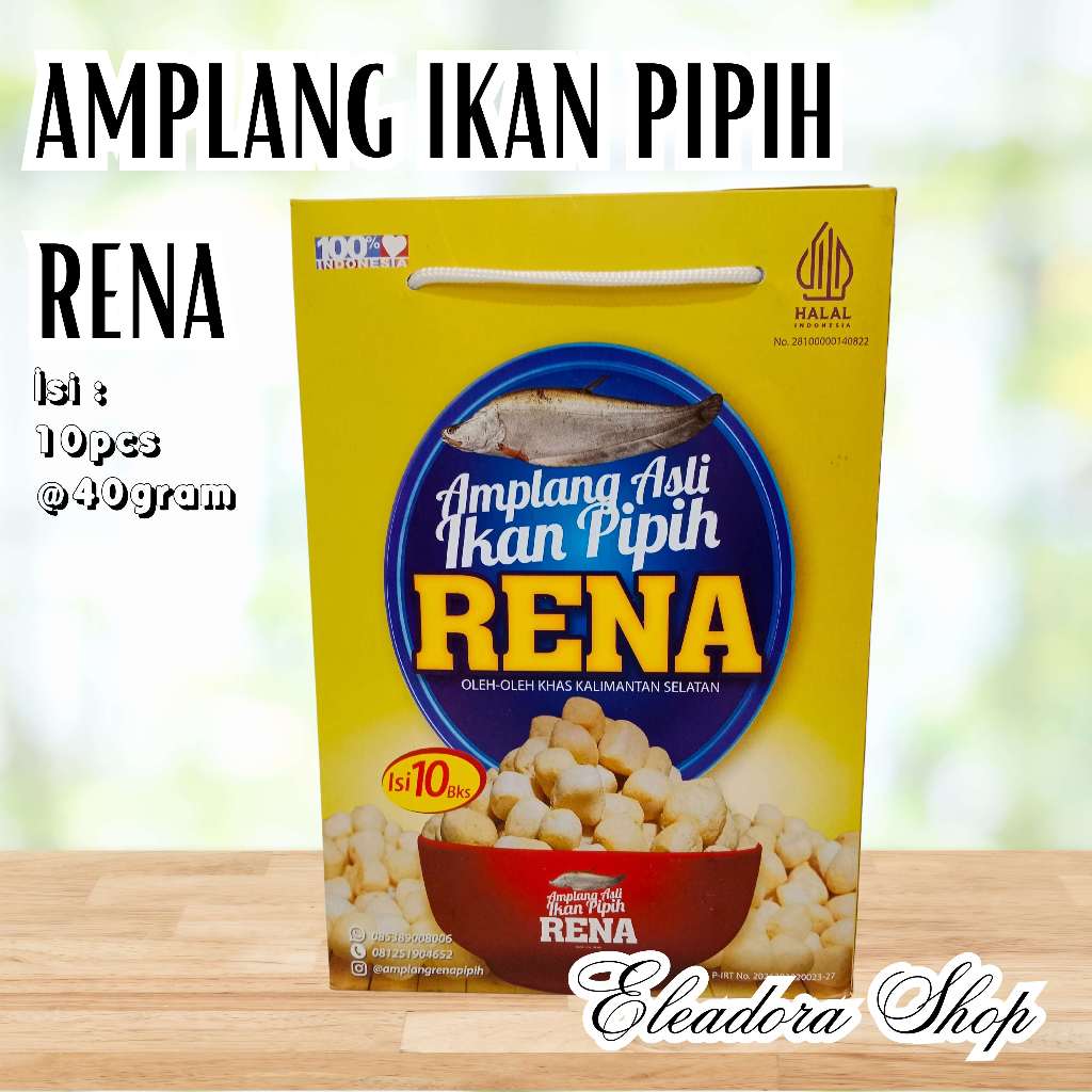 

Amplang Ikan Pipih Belida Rena - Kotak Besar - Amplang Khas Kalimantan Selatan
