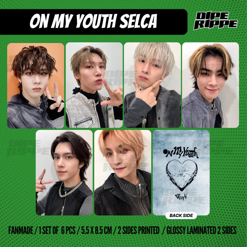WAYV PHOTOCARD - ON MY YOUTH SELCA KUN WINWIN HENDERY XIAOJUN YANGYANG TEN