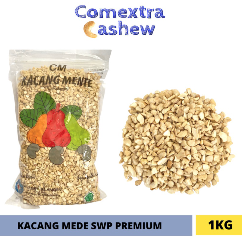 

HOT Kacang Mede Mentah Pecah SWP PREMIUM 1 Kg - Sulawesi Cashew Mete